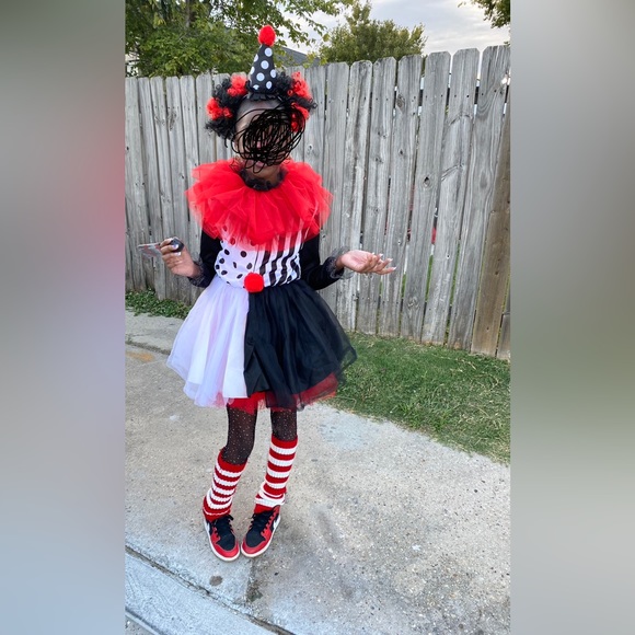 GIRLS KILLER CLOWN COSTUME main image 0